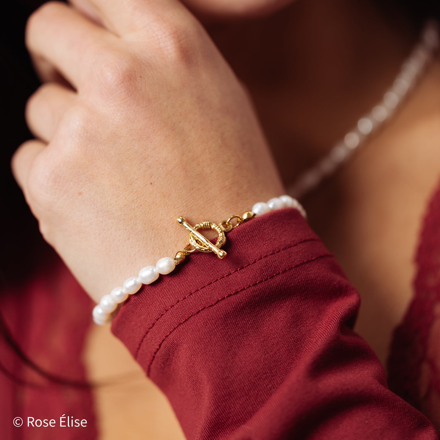 Perle - 18k Gold Freshwater Pearl Bracelet