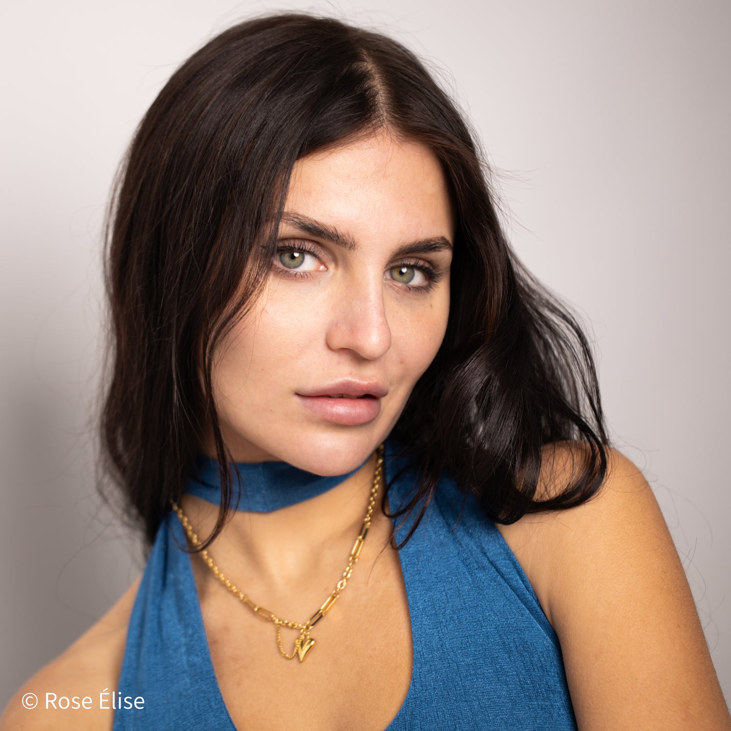 Bellezza - 18k Gold Heart Charm Necklace