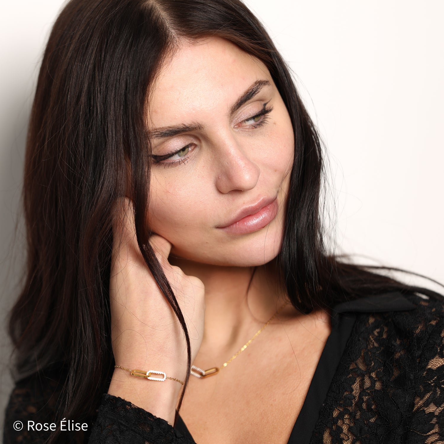 Legame - 18k Gold Interlocking Heart Bracelet