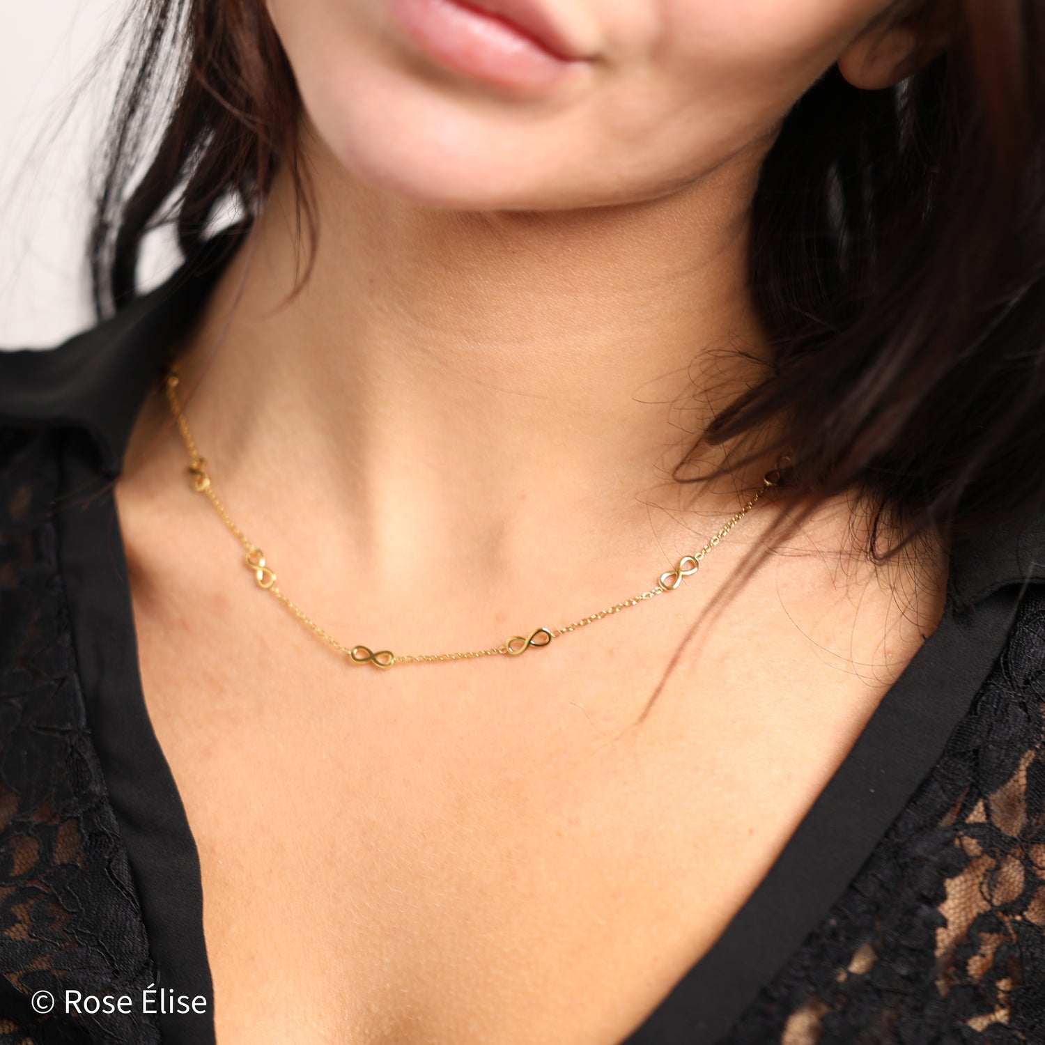Éternel - 18k Gold Infinity Symbol Necklace