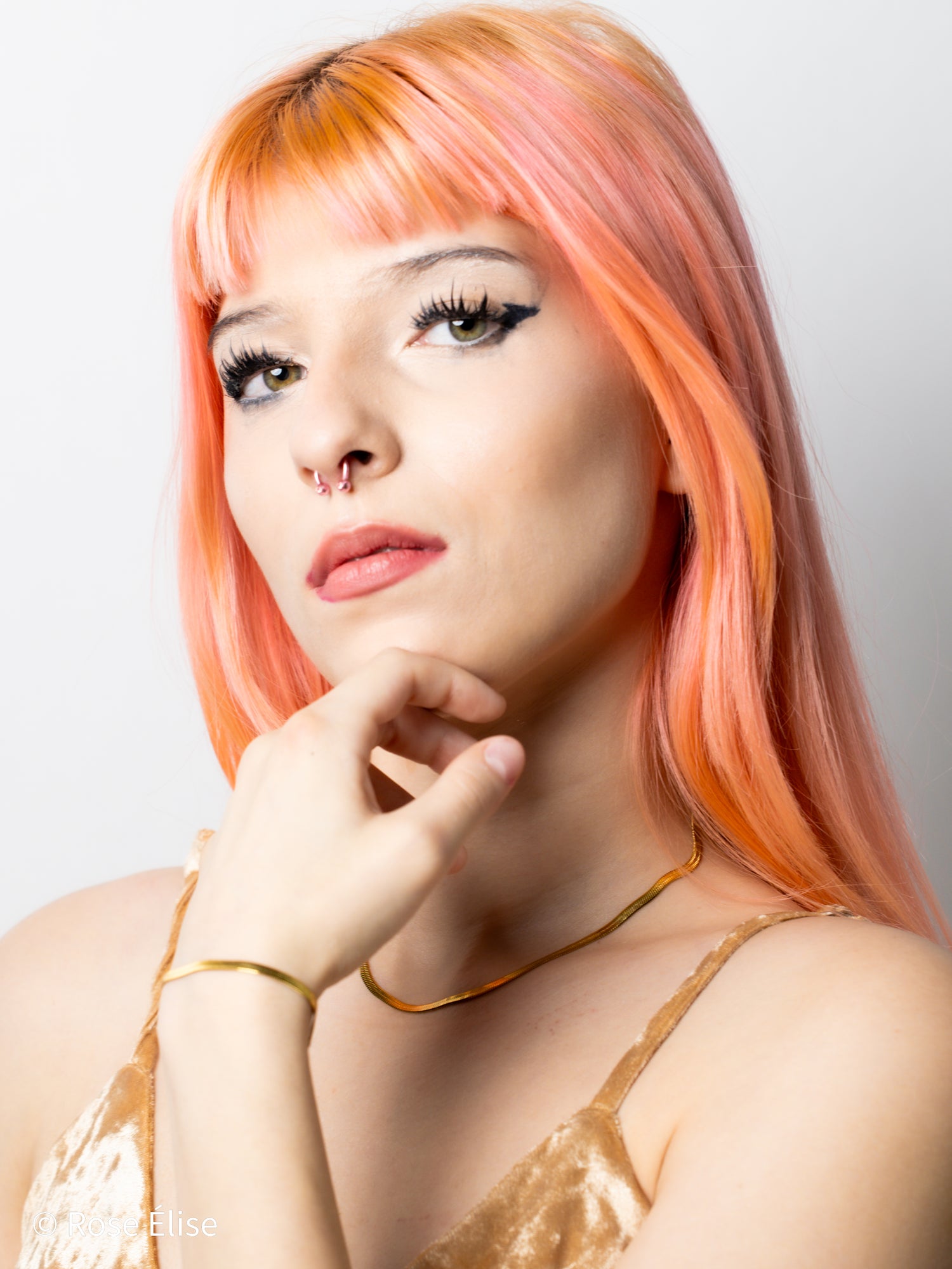 Serpente - 18k Gold Herringbone Chain Bracelet