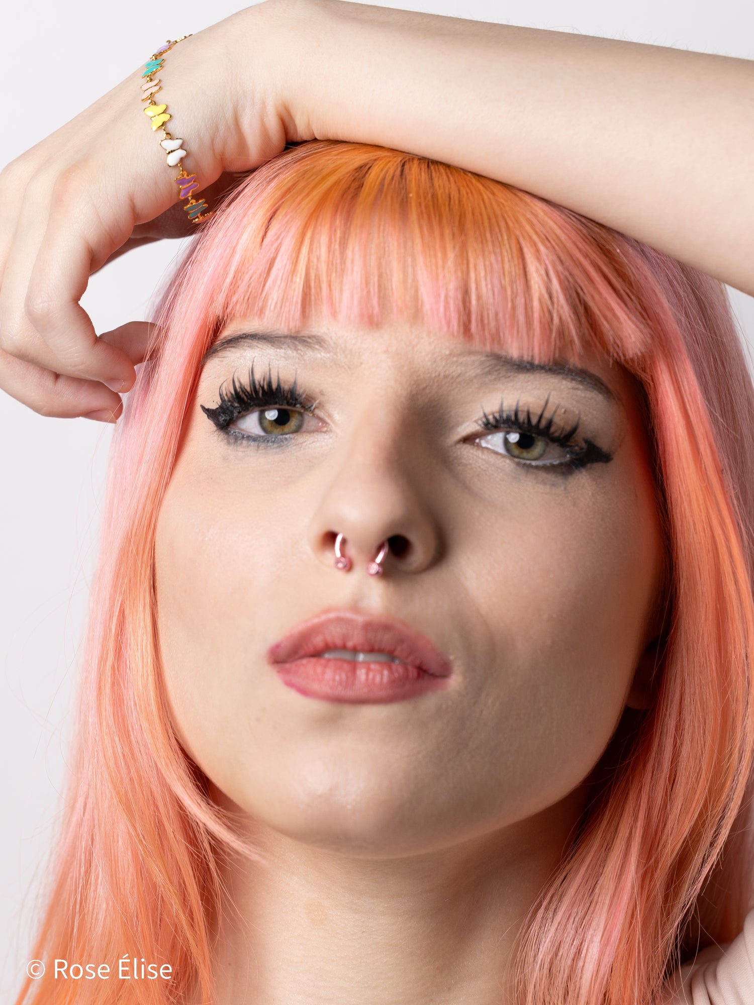 Délice - 18k Gold Pastel Butterfly Bracelet