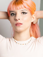 Gemma - 18k Gold Natural Stone Necklace - Rose Élise