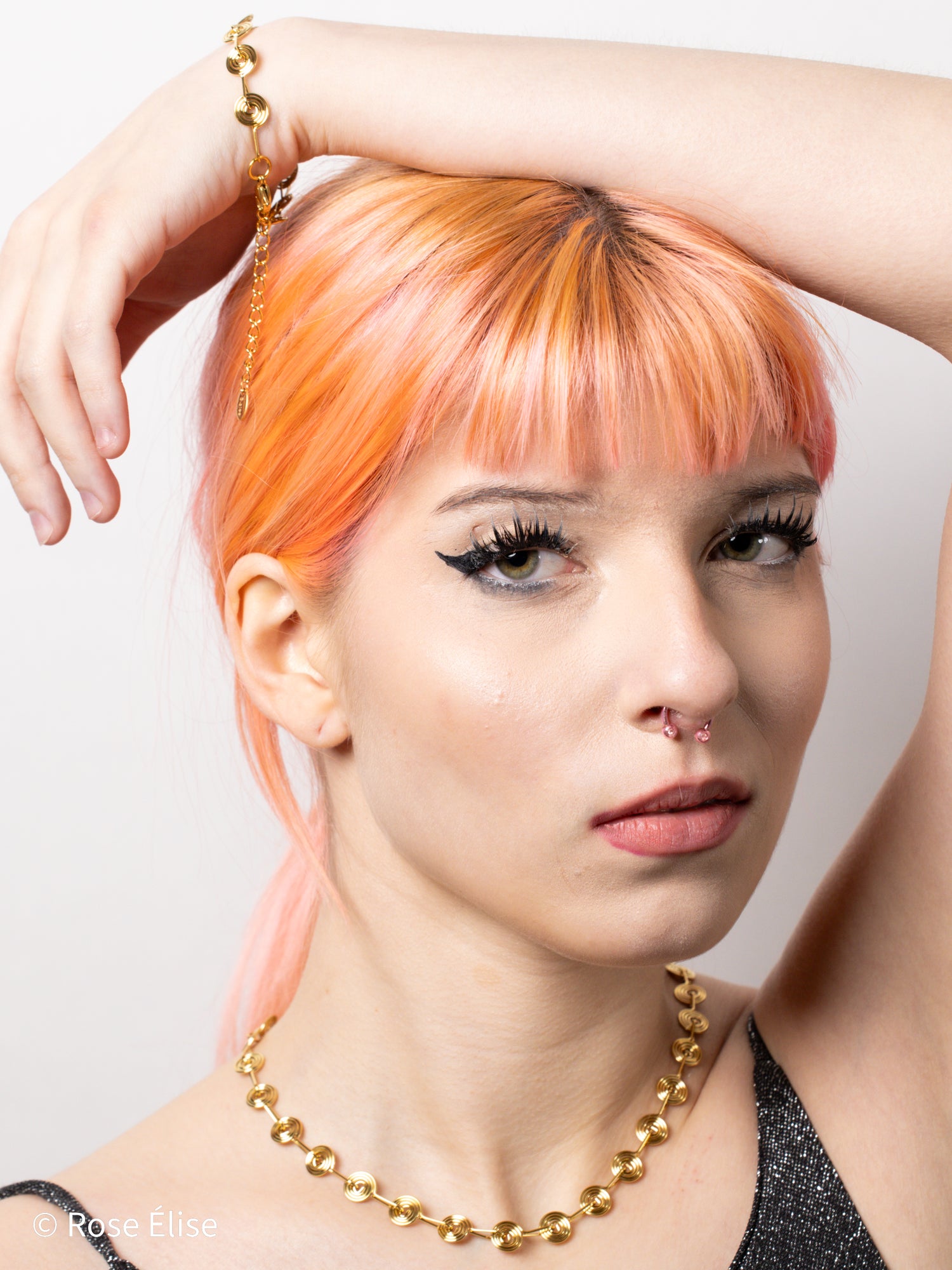 Cerchio - 18k Gold Spiral Medallion Bracelet