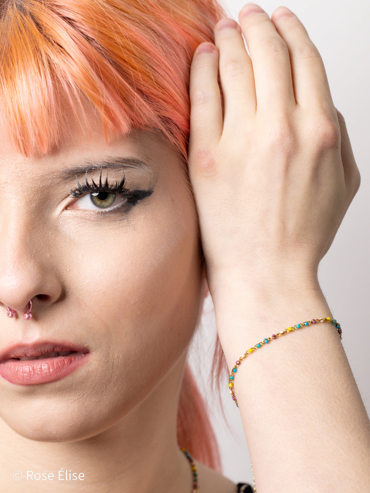 Vivace - 18k Gold Prismatic Enamel Bracelet