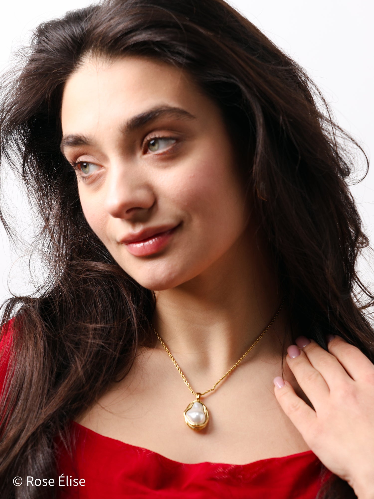 Baroque - 18k Gold Baroque Pearl Necklace