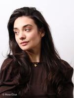 Volette - 18k Gold Textured Butterfly Necklace - Rose Élise