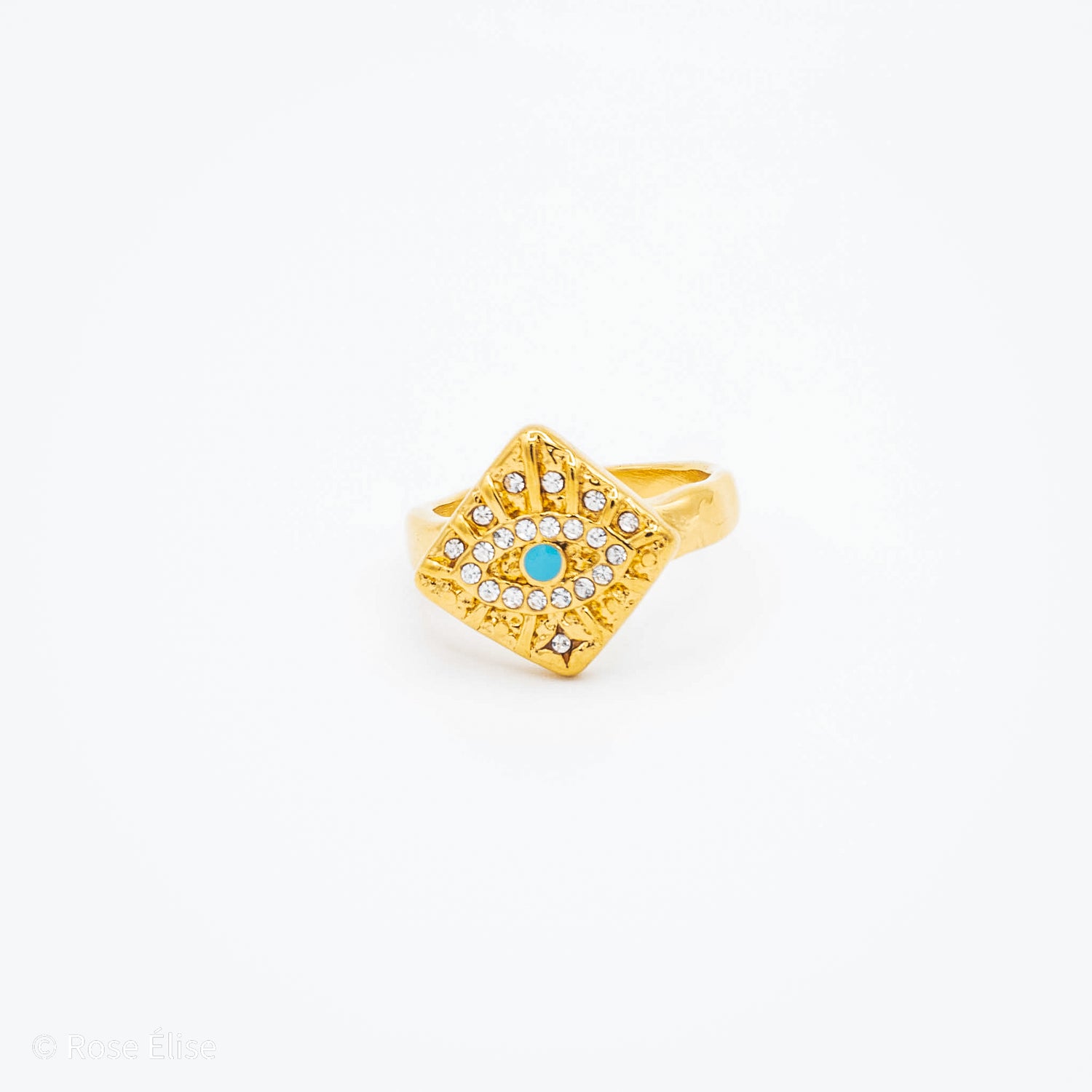 Celestia - 18k Gold Czech Diamond Ring